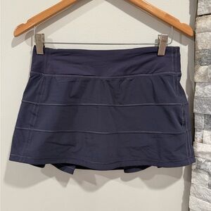 Lululemon Grey Pace Rival Mid-Rise Skirt